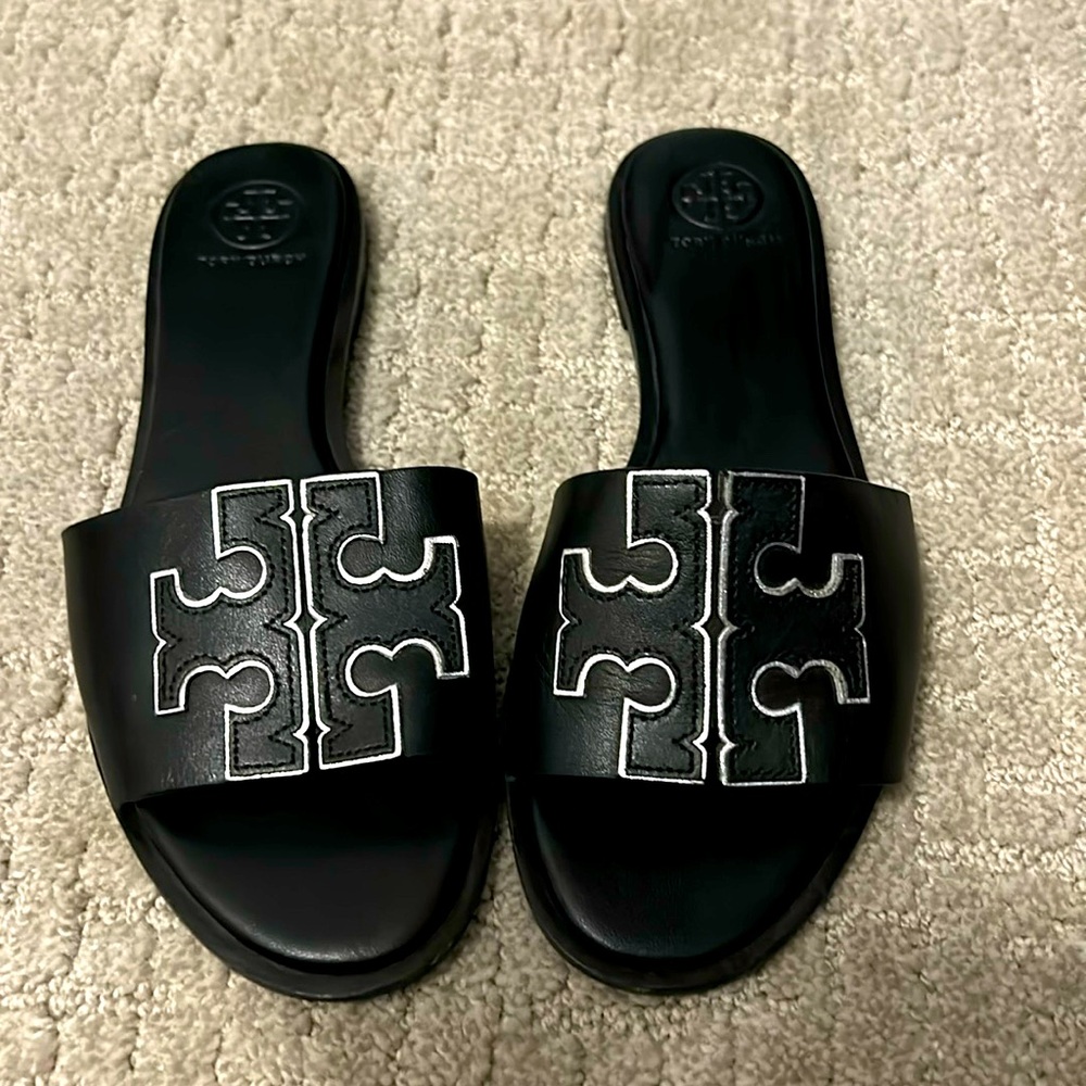 Tory Burch  T Slide Black